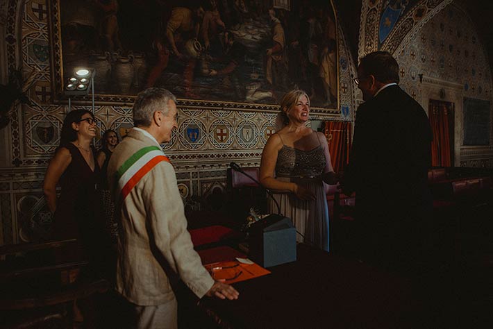 Elope in Tuscany  Wedding ceremony in Volterra, Tuscany